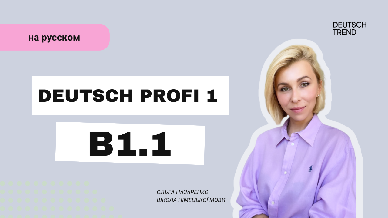 Deutsch Profi 1 (B1.1)